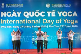 La Journée internationale du yoga organisée à Phu Yen