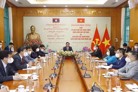 Vietnam-Laos: entretien en ligne entre les Commissions centrales de contrôle du PCV et du PPRL