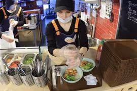 La cuisine vietnamienne en République d'Oudmourtie dans la Fédération de Russie