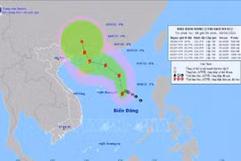 Une dépression tropicale en Mer Orientale se renforce en tempête No1