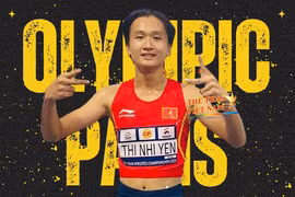 La sprinteuse vietnamienne Tran Thi Nhi Yen. Photo: VNA