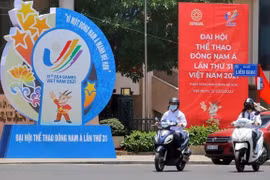 Les rues de Hanoi décorées pour accueillir les SEA Games 31