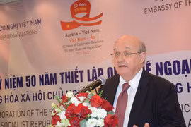 Célébration des 50 ans des relations diplomatiques entre le Vietnam et l'Autriche