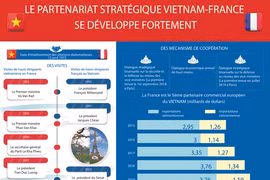 Le partenariat stratégique Vietnam-France se développe fortement