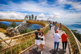 Le nombre de touristes étrangers au Vietnam diminue de 76,6% en onze mois