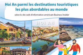 Hoi An parmi les destinations touristiques les plus abordables au monde