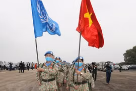 Des Casques bleus vietnamiens à Abyei déploient une reconnaissance militaire
