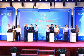 Ouverture du festival des start-up innovantes Techfest Hanoi 2023