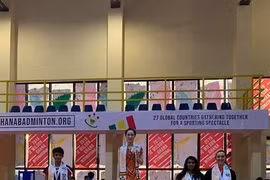 Badminton : Vu Thi Trang remporte l'or du tournoi JE Wilson International