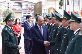 Le chef de l’Etat rend visite aux gardes-frontières de Dak Lak à l'occasion du Têt