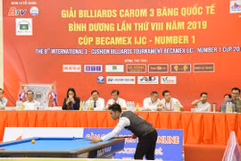 Billard de carrom à trois bandes : clôture de la Coupe Becamex IJC - Number 1- 2019