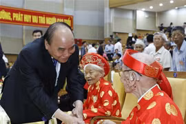 Le président au lancement du Mois d’action pour les personnes âgées 2022 à Hung Yen