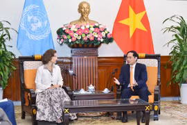 Le ministre des Affaires étrangères reçoit la Directrice générale de l’UNESCO