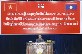 Célébration de l'Année de solidarité et de l'amitié Vietnam-Laos, Laos-Vietnam à Vientiane