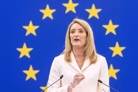 Félicitations à la nouvelle présidente du Parlement européen