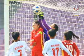 L'équipe féminine de football du Vietnam se qualifie pour les quarts de finale de la Coupe d'Asie