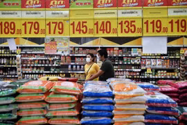 Les exportations de riz de la Thaïlande augmentent fortement en neuf mois