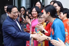 Le PM rencontre des intellectuels, jeunes et étudiants vietnamiens aux Etats-Unis