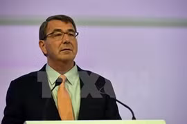 Le Secrétaire à la Défense Ashton Carter. Photo : AFP/VNA