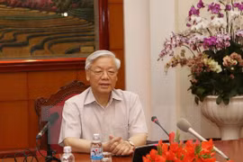 Le Secrétaire général du PCV Nguyen Phu Trong part pour le Japon