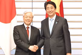 Entretien Nguyen Phu Trong-Shinzo Abe