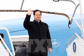 Le Premier ministre Nguyen Tan Dung est arrivé à Paris pour la COP 21