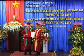 L'ancien ambassadeur sud-coréen au Vietnam à l'honneur