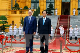 Entretien Nguyen Tan Dung et John Key