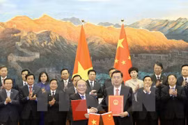 Accord de coopération entre les organes législatifs Vietnam-Chine