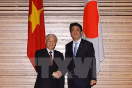 Le secrétaire général du PCV achève sa visite officielle au Japon