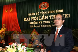 Congrès de l'organisation du PCV pour Ninh Binh