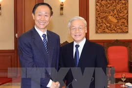 Le chef du PCV affirme le partenariat de coopération stratégique intégrale Vietnam-Chine