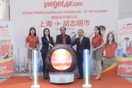 Vietjet inaugure la ligne directe Ho Chi Minh-Ville-Shanghai