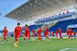 SEA Games 32: l’équipe de football féminin du Vietnam fait son entraînement au Japon
