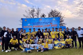 Tournoi de football de la communauté des Vietnamiens dans la région japonaise du Kansai