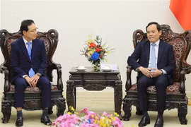 Le vice-PM Tran Luu Quang reçoit le directeur général du complexe Samsung Vietnam