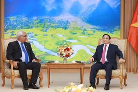 Le PM Pham Minh Chinh reçoit le ministre cubain de la Justice Oscar Manuel Slivera Martinez
