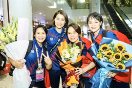 Retour au Vietnam de la délégation nationale aux ASIAD 19