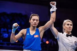 La Vietnamienne Nguyên Thi Tâm en demi-finale des Championnats du monde de boxe féminine IBA 2023