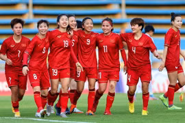 L'équipe féminine vietnamienne se prépare pour le match amical contre celle néo-zélandaise