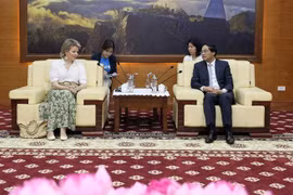 La reine Mathilde de Belgique se rend à Lao Cai