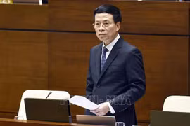 Lle ministre de l'Information et de la Communication Nguyen Manh Hung. Photo : VNA