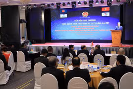 Panorama de la rencontre d'entreprises. Photo : VNA
