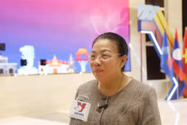 La vice-présidente de l'AN du Laos, Sounthone Xayachak. Photo: VNA