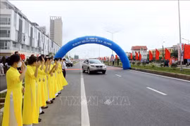 Hai Phong: une artère urbaine ouverte à la circulation