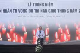 Hommage aux victimes des accidents de la route à Hô Chi Minh-Ville