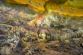 Un tableau panoramique fait revivre la bataille de Diên Biên Phu 