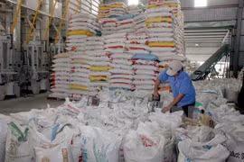Bond des exportations de riz en Chine