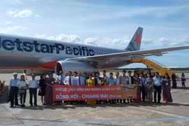Jetstar Pacific inaugure une nouvelle ligne reliant Dong Hoi et Chiang Mai