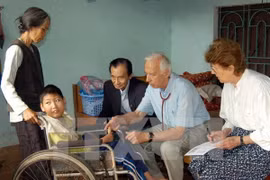 Mission de l'équipe de Pacific Angel 2017 dans la province de Quang Nam